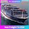 Międzynarodowy transport morski z Szanghaju Zhejiang do USA 7 dni przechowywania